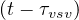 (t - τ  )
    vsv